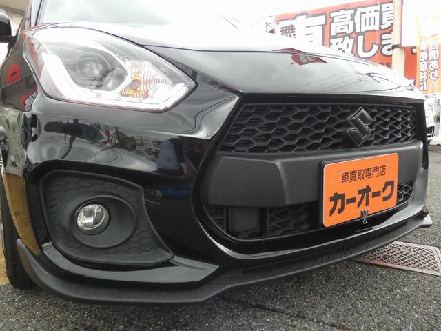 スイフトスポーツ ベースグレード ワンオーナー 6速マニュアル ローダウンバネ 社外17インチアルミホイール 社外ナビ フルセグTV ドラレコ ETC Rカメラ コーナーセンサー BSM D席シートヒーター フォグライト(4枚目)