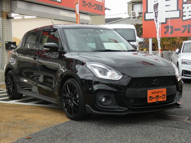 スイフトスポーツ ベースグレード ワンオーナー 6速マニュアル ローダウンバネ 社外17インチアルミホイール 社外ナビ フルセグTV ドラレコ ETC Rカメラ コーナーセンサー BSM D席シートヒーター フォグライト(9枚目)