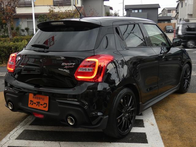スイフトスポーツ ベースグレード ワンオーナー 6速マニュアル ローダウンバネ 社外17インチアルミホイール 社外ナビ フルセグTV ドラレコ ETC Rカメラ コーナーセンサー BSM D席シートヒーター フォグライト(11枚目)