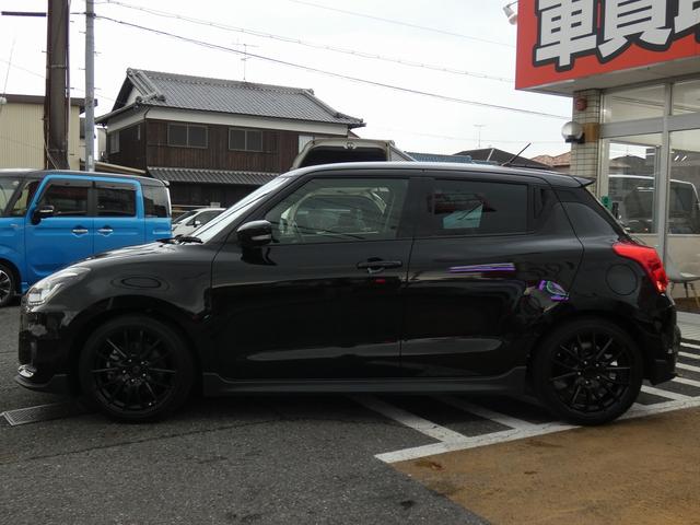 スイフトスポーツ ベースグレード ワンオーナー 6速マニュアル ローダウンバネ 社外17インチアルミホイール 社外ナビ フルセグTV ドラレコ ETC Rカメラ コーナーセンサー BSM D席シートヒーター フォグライト(14枚目)