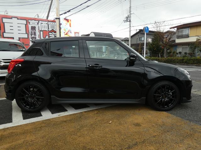 スイフトスポーツ ベースグレード ワンオーナー 6速マニュアル ローダウンバネ 社外17インチアルミホイール 社外ナビ フルセグTV ドラレコ ETC Rカメラ コーナーセンサー BSM D席シートヒーター フォグライト(15枚目)