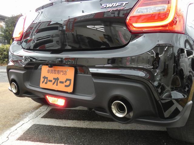 スイフトスポーツ ベースグレード ワンオーナー 6速マニュアル ローダウンバネ 社外17インチアルミホイール 社外ナビ フルセグTV ドラレコ ETC Rカメラ コーナーセンサー BSM D席シートヒーター フォグライト(20枚目)