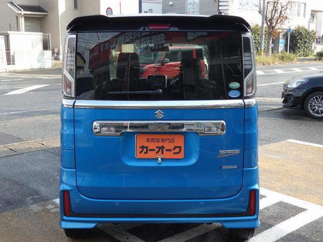 スペーシアカスタム ハイブリッドXSターボ 純正8インチナビ フルセグ 全方位モニター フリップダウンモニター 両側電動スライドドア ETC ドラレコ ワンオーナー 禁煙車 シートヒーター ヘッドアップディスプレイ ハーフレザー スペアキー(13枚目)