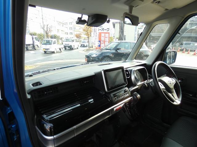 スペーシアカスタム ハイブリッドXSターボ 純正8インチナビ フルセグ 全方位モニター フリップダウンモニター 両側電動スライドドア ETC ドラレコ ワンオーナー 禁煙車 シートヒーター ヘッドアップディスプレイ ハーフレザー スペアキー(22枚目)