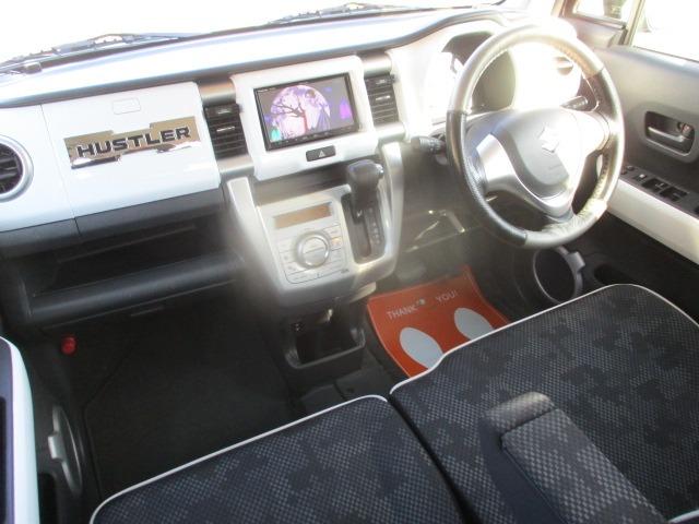 ハスラー G 車検R9年3月 交換不要タイミングチェーン 新品オープンカントリーMTタイヤ ラプターライナー&艶消しブラック塗装 SDナビ 地デジTV バックカメラ 音声式ETC(5枚目)