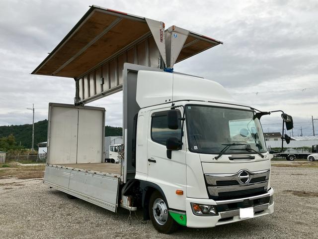 ヒノレンジャー ベースグレード　アルミウイングＰＧ　ベッド付き　ＥＴＣ付き　バックカメラ（5枚目）