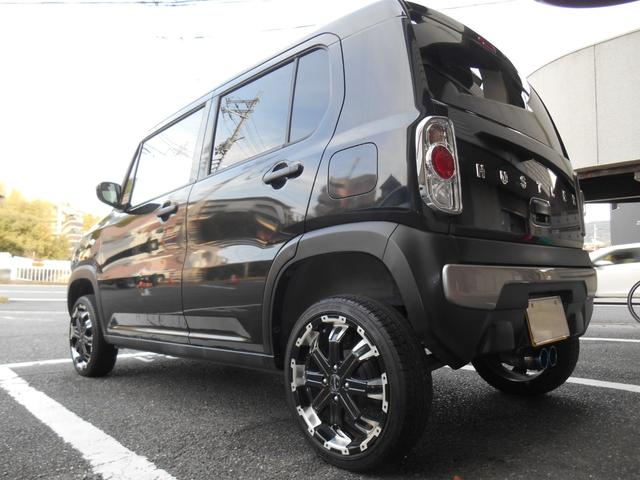 ハスラー Ａ　リフトアップ　バトルシップ４アルミホイール　ＨＫＳ車検対応マフラー　キーレス　ＥＴＣ（9枚目）