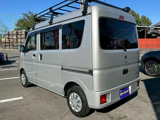 エブリイ ＰＣ　１オーナー／社外ルーフキャリア（ＴＵＦＲＥＱ）／前後ドライブレコーダー／純正ディスプレイオーディオ／バックモニター／ＥＴＣ／社外黒レザー調シートカバー（前席）／キーレス／セーフティサポート／ゴムマット（16枚目）