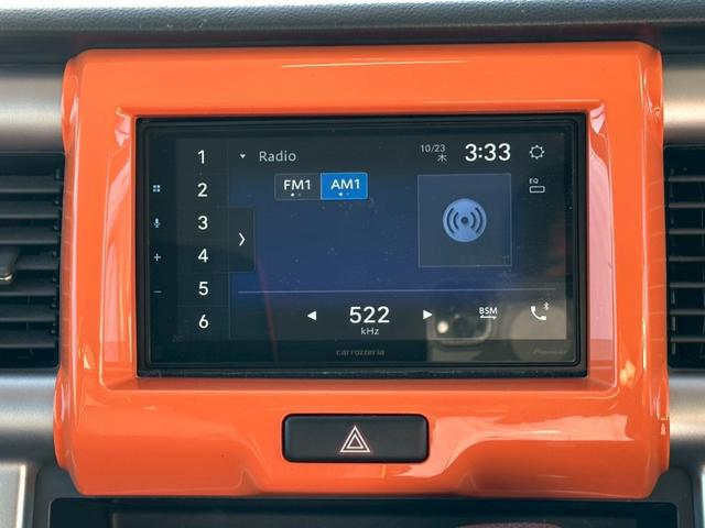 ハスラー Ｇ　ディスプレイオーディオ　ワンオーナー　禁煙　シートヒーター　ＨＩＤ　オートライト　シートリフター　センターアームレストボックス　チルトステアリング（2枚目）