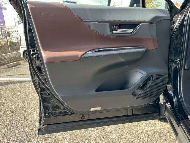 ハリアーハイブリッド G ワンオーナー/純正12.3型ナビ・フルセグTV/バックモニター/BSM/ブラウン内装/パワーバックドア/LEDヘッドランプ/LEDフォグ/デジタルインナーミラー/純正18インチAW/スマートキー×2(23枚目)