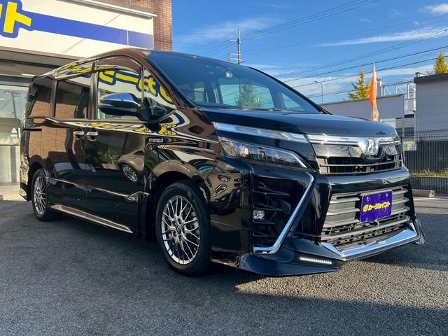 ヴォクシー ハイブリッドZS 煌 TRDエアロ 車高調 禁煙車 アルパインナビ 後席モニター 両側電動 レザー調シートカバー 衝突軽減 シートヒーター Bカメラ(34枚目)