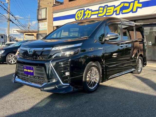 ヴォクシー ハイブリッドZS 煌 TRDエアロ 車高調 禁煙車 アルパインナビ 後席モニター 両側電動 レザー調シートカバー 衝突軽減 シートヒーター Bカメラ(35枚目)