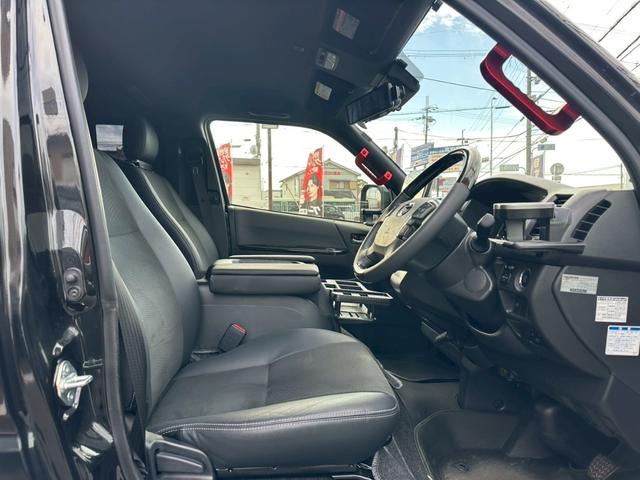 ハイエースバン スーパーGL ダークプライムII モデリスタ ヘッドレストモニター ベッド 社外スピーカー ワンオーナー 禁煙 ユーザー買取 社外AW(13枚目)
