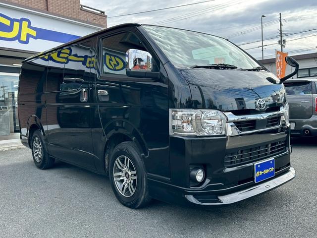 ハイエースバン スーパーGL ダークプライムII モデリスタ ヘッドレストモニター ベッド 社外スピーカー ワンオーナー 禁煙 ユーザー買取 社外AW(40枚目)