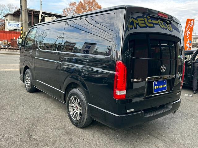 ハイエースバン スーパーGL ダークプライムII モデリスタ ヘッドレストモニター ベッド 社外スピーカー ワンオーナー 禁煙 ユーザー買取 社外AW(44枚目)