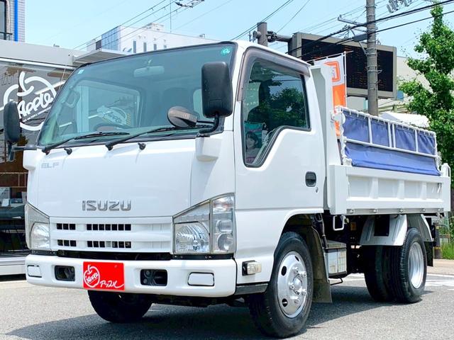 エルフトラック ダンプ２．０ｔ　高床　２．０ｔ　ダンプ　パワーステアリング　エアバック　エアコン　色シロ　走行距離９０９００ｋｍ　燃料ディーゼル　シフトフロア５速ＭＴ（3枚目）
