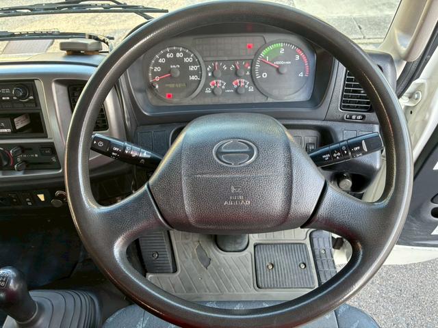 ヒノレンジャー ダンプ　４．０ｔ　積載３．６０ｔダンプ　高床　電格ミラー　パワーステアリング　パワーウィンドウ　エアバック　エアコン　走行距離６７３００ｋｍ（23枚目）