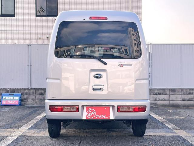 サンバーバン トランスポーター　キーレス　タイミングチェーン　パワーウインドウ　パワーステアリング　エアバック　エアコン　走行距離３２６００ｋｍ　軽バン　軽箱　ハイルーフ　積載量３５０ｋｇ　乗車定員４名（12枚目）