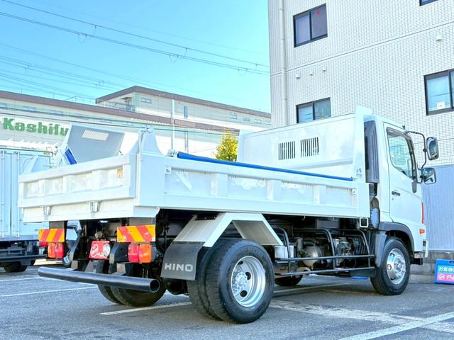 ヒノレンジャー ダンプ　４．０ｔ（積載量３．６０ｔ）ダンプ　高床　電動格納ミラー　パワーステアリング　パワーウィンドウ　エアバック　エアコン　走行距離７５０００ｋｍ（10枚目）