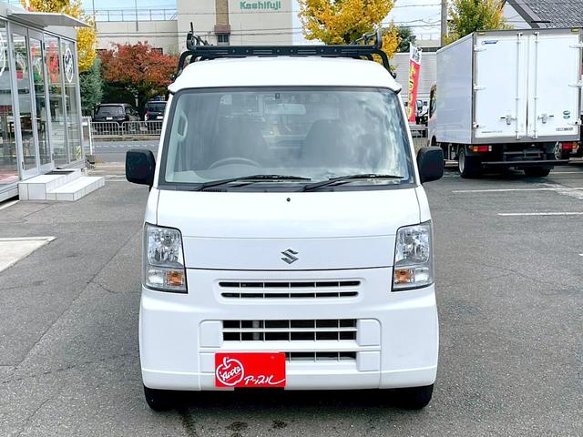 エブリイ ＰＣ　キーレス　タイミングチェーン　ルーフキャリア付　パワーウインドウ　パワーステアリング　エアバック　エアコン　走行距離１１４１００ｋｍ　軽バン　軽箱　ハイルーフ　積載量３５０ｋｇ　乗車定員４名（8枚目）