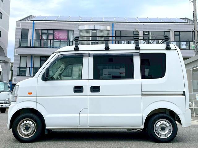 エブリイ ＰＣ　キーレス　タイミングチェーン　ルーフキャリア付　パワーウインドウ　パワーステアリング　エアバック　エアコン　走行距離１１４１００ｋｍ　軽バン　軽箱　ハイルーフ　積載量３５０ｋｇ　乗車定員４名（10枚目）