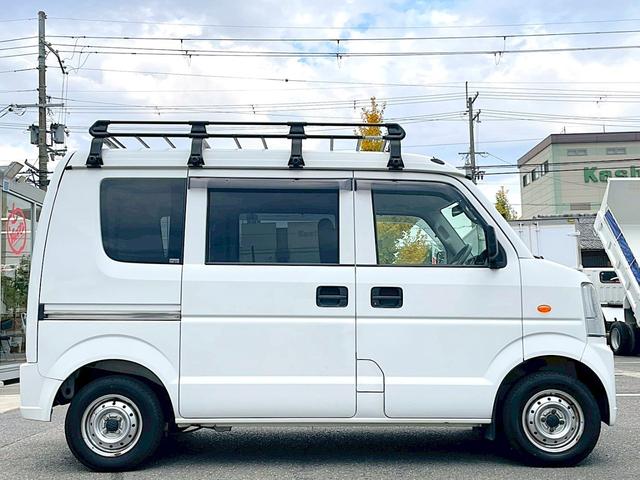 エブリイ ＰＣ　キーレス　タイミングチェーン　ルーフキャリア付　パワーウインドウ　パワーステアリング　エアバック　エアコン　走行距離１１４１００ｋｍ　軽バン　軽箱　ハイルーフ　積載量３５０ｋｇ　乗車定員４名（14枚目）