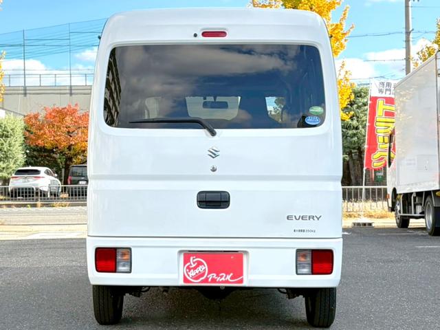 エブリイ ＰＣ　キーレス　ＥＴＣ　ナビ　４ＡＴ　タイミングチェーン　パワーウインドウ　パワーステアリング　エアバック　エアコン　走行距離６２５００ｋｍ　軽バン　軽箱　ハイルーフ　積載量３５０ｋｇ　乗車定員４名（13枚目）