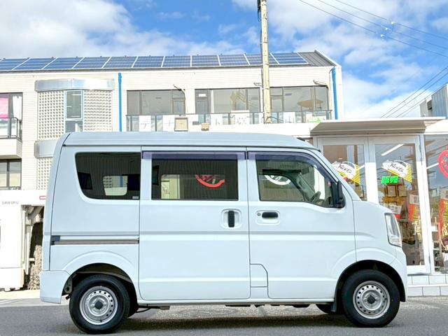 エブリイ ＰＣ　キーレス　ＥＴＣ　ナビ　４ＡＴ　タイミングチェーン　パワーウインドウ　パワーステアリング　エアバック　エアコン　走行距離６２５００ｋｍ　軽バン　軽箱　ハイルーフ　積載量３５０ｋｇ　乗車定員４名（15枚目）