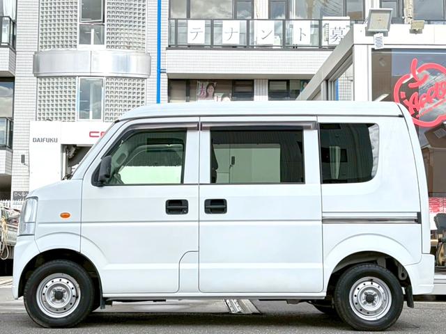 エブリイ ＰＣ　キーレス　ドラレコ　ＥＴＣ　テレビ　ナビ　タイミングチェーン　パワーウインドウ　パワーステアリング　エアバック　エアコン　走行距離６５５００ｋｍ　軽バン　ハイルーフ　積載量３５０ｋｇ　乗車定員４名（10枚目）