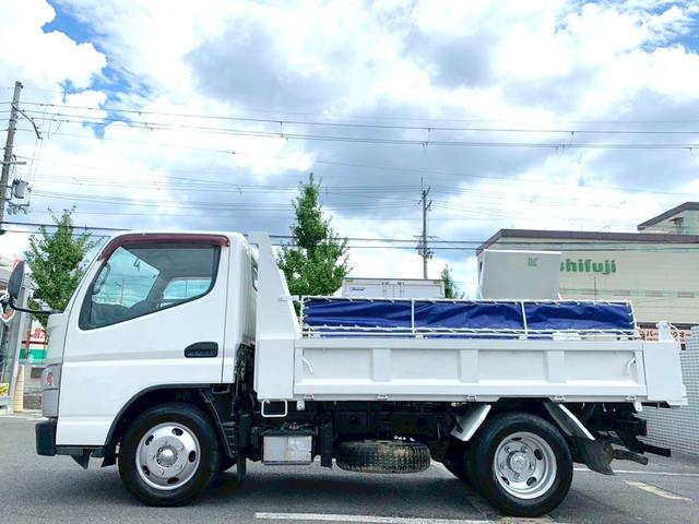 キャンター ダンプ　３．０ｔ　ダンプ　低床　キーレス　ＥＴＣ　電格ミラー　パワーステアリング　パワーウィンドウ　エアバック　エアコン　走行距離８７６００ｋｍ（5枚目）