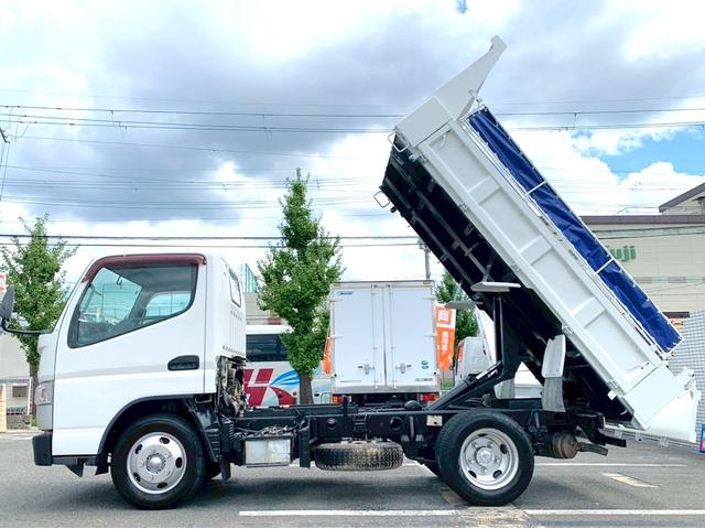 キャンター ダンプ　３．０ｔ　ダンプ　低床　キーレス　ＥＴＣ　電格ミラー　パワーステアリング　パワーウィンドウ　エアバック　エアコン　走行距離８７６００ｋｍ（6枚目）