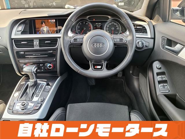 ２．０ＴＦＳＩ　Ｓラインパッケージ自社ローン　全国対応　後期モデル　Ｓライン入ハーフレザー革巻ステア　ＨＤＤナビフルセグＤＶＤＭＳＶ　Ｂｌｕｅｔｏｏｔｈオーディオ　パドルシフト　　純正１８ＡＷ　Ｐシート　スマートキー(5枚目)