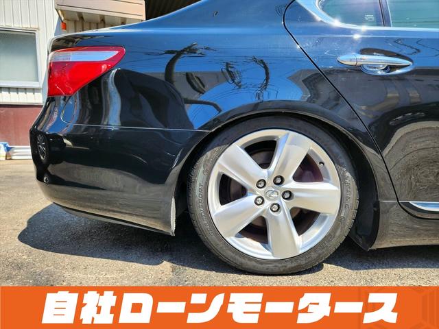 ＬＳ ＬＳ４６０　バージョンＳ　自社ローン　全国対応　革シート　シートヒーターシートクーラー　ステアリングヒーター電動サンシェード　ＨＤＤナビ　Ｂカメラ　クルコン　前後ソナー純正１９ＡＷ　スマートキー革巻ウッドコンビステア（30枚目）