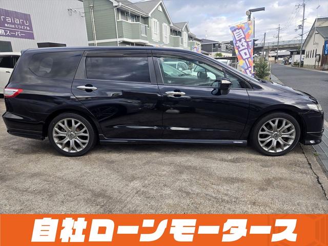 オデッセイ アブソルート エアロ 純正HDDナビフルセグDVD MSV マルチビューカメラ クルーズコントロール ハーフレザーシート ステアリングスイッチ 純正18AW オートHIDヘッドライト フォグ キーレスエントリーキー(12枚目)