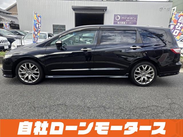 オデッセイ アブソルート エアロ 純正HDDナビフルセグDVD MSV マルチビューカメラ クルーズコントロール ハーフレザーシート ステアリングスイッチ 純正18AW オートHIDヘッドライト フォグ キーレスエントリーキー(13枚目)