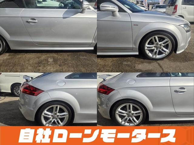 TTクーペ 1.8TFSI Sラインパッケージ Sラインロゴ入り半革シート+ステアリング 電動リアウィング ナビフルセグCDDVD Bluetooth Bカメラ ミラーヒーターパドルシフト スペアキーオートHIDライト フォグリアフォグ純正17AW(19枚目)