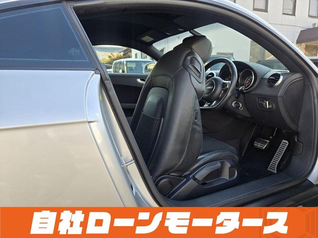 TTクーペ 1.8TFSI Sラインパッケージ Sラインロゴ入り半革シート+ステアリング 電動リアウィング ナビフルセグCDDVD Bluetooth Bカメラ ミラーヒーターパドルシフト スペアキーオートHIDライト フォグリアフォグ純正17AW(38枚目)