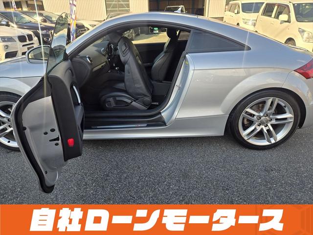 TTクーペ 1.8TFSI Sラインパッケージ Sラインロゴ入り半革シート+ステアリング 電動リアウィング ナビフルセグCDDVD Bluetooth Bカメラ ミラーヒーターパドルシフト スペアキーオートHIDライト フォグリアフォグ純正17AW(51枚目)