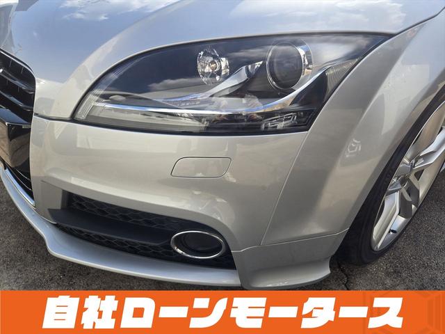 TTクーペ 1.8TFSI Sラインパッケージ Sラインロゴ入り半革シート+ステアリング 電動リアウィング ナビフルセグCDDVD Bluetooth Bカメラ ミラーヒーターパドルシフト スペアキーオートHIDライト フォグリアフォグ純正17AW(64枚目)