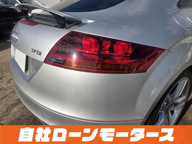TTクーペ 1.8TFSI Sラインパッケージ Sラインロゴ入り半革シート+ステアリング 電動リアウィング ナビフルセグCDDVD Bluetooth Bカメラ ミラーヒーターパドルシフト スペアキーオートHIDライト フォグリアフォグ純正17AW(66枚目)
