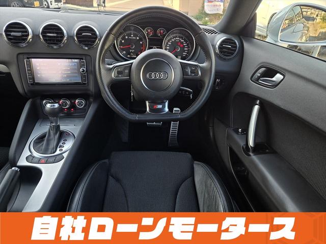 TTクーペ 1.8TFSI Sラインパッケージ Sラインロゴ入り半革シート+ステアリング 電動リアウィング ナビフルセグCDDVD Bluetooth Bカメラ ミラーヒーターパドルシフト スペアキーオートHIDライト フォグリアフォグ純正17AW(72枚目)