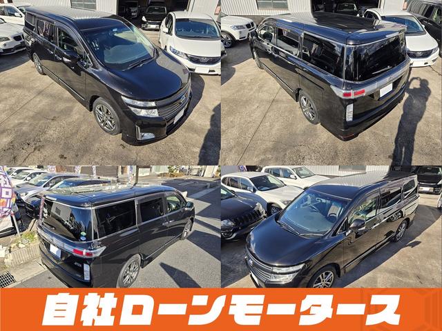 エルグランド ２５０ハイウェイスターアーバンクロム　ＡＬＰＩＮＥフリップダウンモニター　両側パワースライドドア　純正ナビフルセグＤＶＤ　Ｂｌｕｅｔｏｏｔｈ　Ｂカメラ　ハーフレザー　オットマン　ステアスイッチ　オートＨＩＤヘッドライト　フォグ純正１８ＡＷ（16枚目）