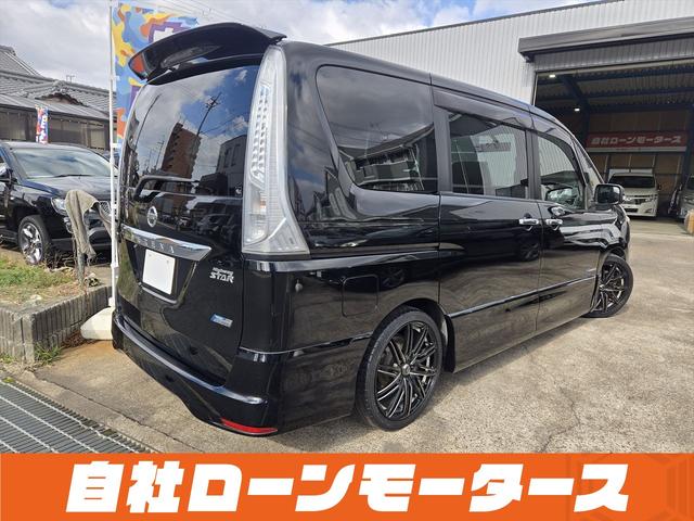 セレナ ハイウェイスター　Ｓ－ハイブリッド　エアロ　両側パワースライドドア　社外１８ＡＷ　ナビフルセグＤＶＤＢｌｕｅｔｏｏｔｈオーディオ　Ｂカメラ　クルーズコントロール　スペアキー　スマートキー　プッシュスタート　キャプテンシート　８人乗り（45枚目）