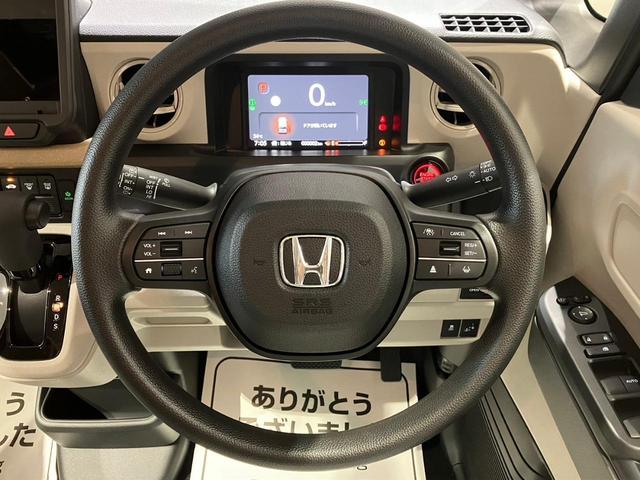 Ｎ－ＢＯＸ ベースグレード　新型／４ＷＤ／ＨｏｎｄａＳＥＮＳＩＮＧ／ＨｏｎｄａＣＯＮＮＥＣＴｆｏｒＧａｔｈｅｒｓ＋ナビパケ／左側パワースライドドア／電子パーキングブレーキ／フルオートエアコン／横滑防止装置／電動格納ミラー／禁煙車（9枚目）