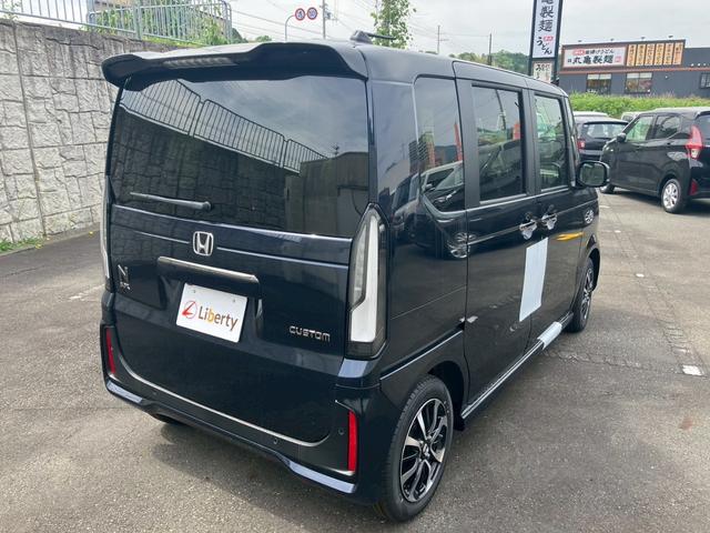 Ｎ－ＢＯＸカスタム コーディネートスタイル　レーダーブレーキサポート　パワーウインドウ　ＬＫＡＳ　サイドエアバック　前席シートヒーター　Ｐセンサー　フルフラット　クルーズコントロール　ＬＥＤ　ＶＳＡ　盗難防止システム　スマートキー　ＡＢＳ（14枚目）
