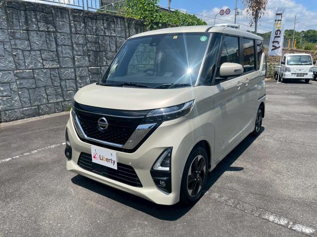 ルークス ハイウェイスター　Ｘ　横滑防止装置　衝突軽減ブレーキシステム　ブルートゥース　インテリジェントアラウンドビューモニター　地デジ　コーナーソナー　ＤＶＤ再生　インテリジェントキー　ＬＥＤ　バックカメラ　オ－トエアコン　ＡＵＸ（7枚目）