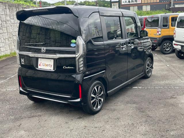 Ｎ－ＢＯＸカスタム Ｇ・Ｌホンダセンシング　純正ナビ　バックカメラ　ＥＴＣ　片側電動スライド　アダプティブクルーズコントロール　純正アルミホイール　運転席＆助手席シートヒーター　スマートキー　オートライト　アクセサリーソケット　電動格納式ミラー（15枚目）