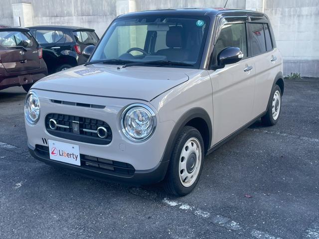 アルトラパンLC X ナビ ETC Bluetooth接続 衝突被害軽減ブレーキ レーンキープアシスト パーキングセンサー 前席シートヒーター オートライト ステアリングスイッチ アイドリングストップ USB充電(7枚目)