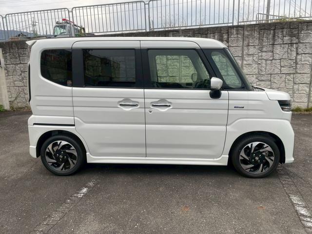 スペーシアカスタム ハイブリッドXS 両側電動スライドドア 衝突被害軽減ブレーキ アダプティブクルーズコントロール 純正アルミホイール LEDヘッドライト フォグライト シートヒーター ハンドルヒーター オットマン シートバックテーブル(9枚目)