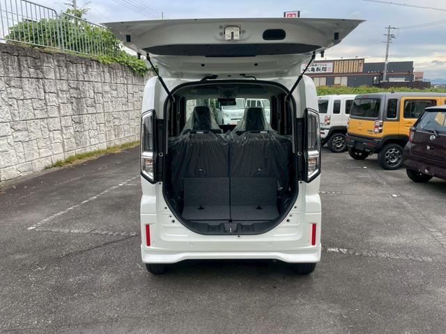 スペーシアカスタム ハイブリッドXS 両側電動スライドドア 衝突被害軽減ブレーキ アダプティブクルーズコントロール 純正アルミホイール LEDヘッドライト フォグライト シートヒーター ハンドルヒーター オットマン シートバックテーブル(14枚目)